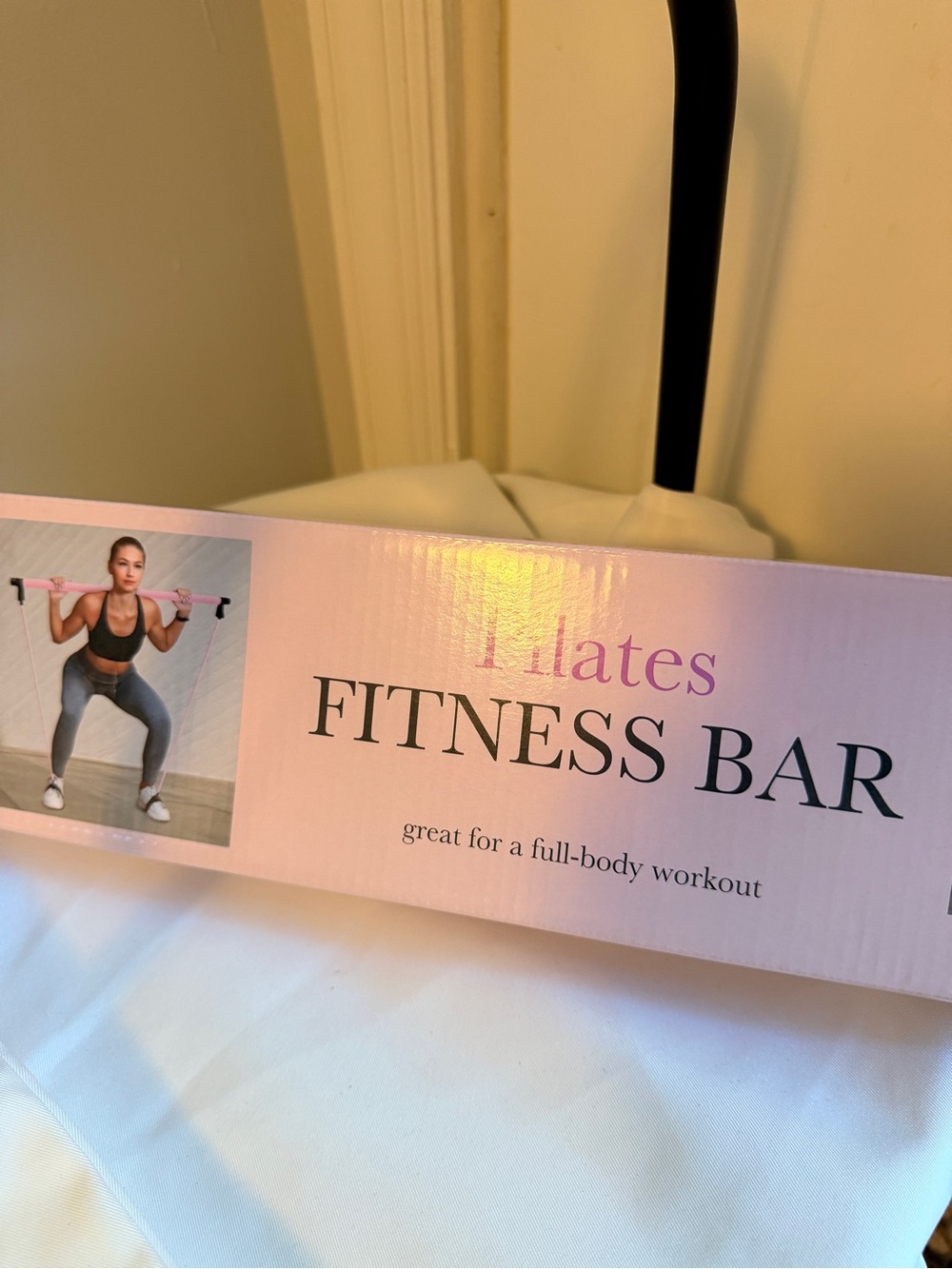 Pilates Fitness Bar - Pink Resistance Bar for Women